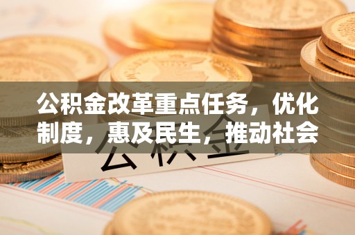 肃宁公积金改革重点任务，优化制度，惠及民生，推动社会公平发展