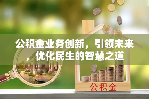 肃宁公积金业务创新，引领未来，优化民生的智慧之道