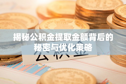 肃宁揭秘公积金提取金额背后的秘密与优化策略