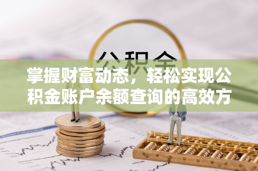 肃宁掌握财富动态，轻松实现公积金账户余额查询的高效方法