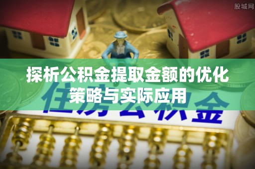 肃宁探析公积金提取金额的优化策略与实际应用
