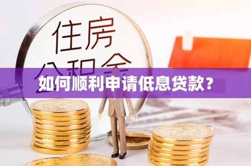 肃宁如何顺利申请低息贷款？