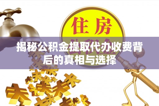 肃宁揭秘公积金提取代办收费背后的真相与选择