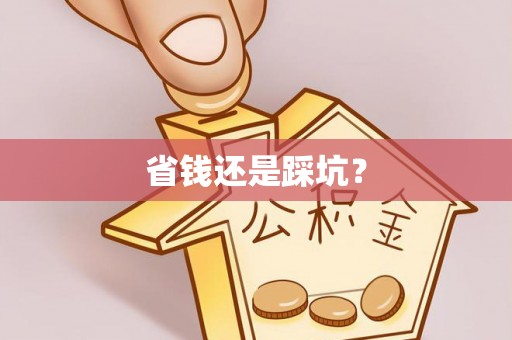 肃宁省钱还是踩坑？