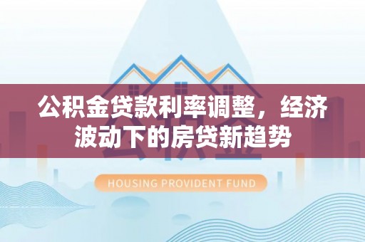 肃宁公积金贷款利率调整，经济波动下的房贷新趋势