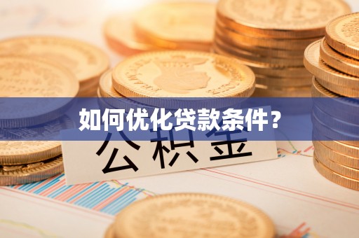 肃宁如何优化贷款条件？