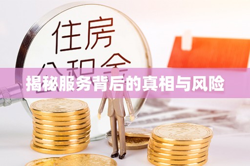 肃宁揭秘服务背后的真相与风险