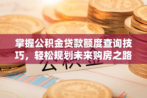 肃宁掌握公积金贷款额度查询技巧，轻松规划未来购房之路