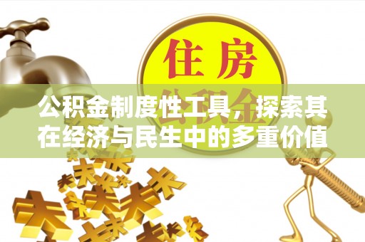 肃宁公积金制度性工具，探索其在经济与民生中的多重价值