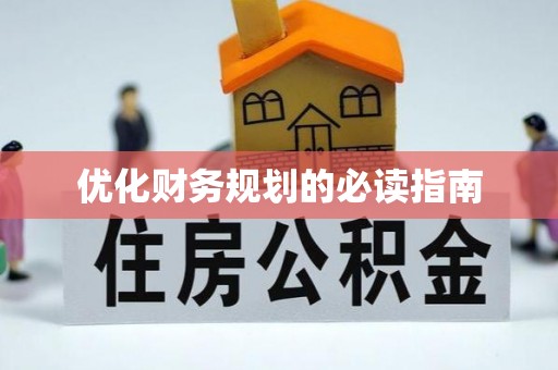 肃宁优化财务规划的必读指南