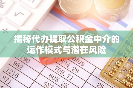 肃宁揭秘代办提取公积金中介的运作模式与潜在风险