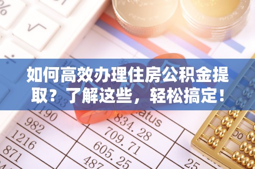 肃宁如何高效办理住房公积金提取？了解这些，轻松搞定！