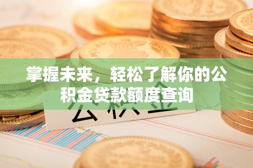 肃宁掌握未来，轻松了解你的公积金贷款额度查询