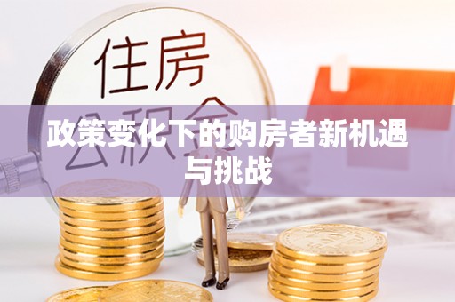 肃宁政策变化下的购房者新机遇与挑战