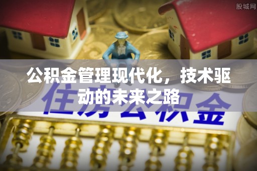肃宁公积金管理现代化，技术驱动的未来之路